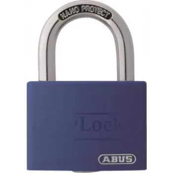 ABUS myLock T65AL/40 blauw aluminium hangslot met gehard stalen beugel 802829