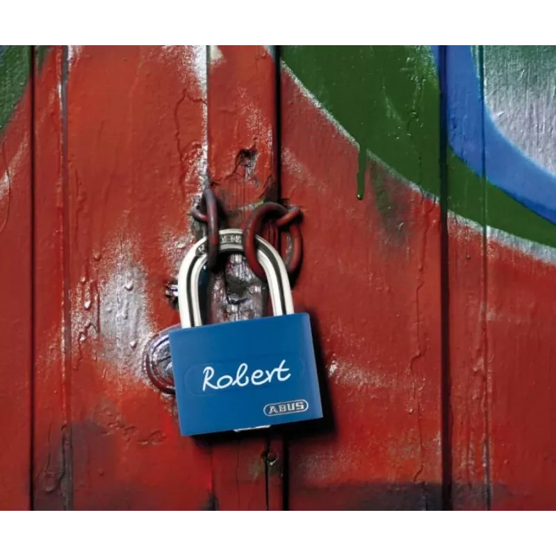 ABUS myLock T65AL/40 blauw aluminium hangslot met gehard stalen beugel 802829