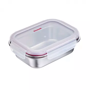 Westmark Rondo RVS levensmiddelenbewaarcontainer, 600 ml, zilver 23662270