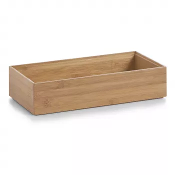 Zeller Present Natuur Bamboe Organizerbox 30 x 15 x 7 cm 13333