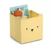 Zeller Bear Opbergbox Geel 28 x 28 x 28 cm 14491