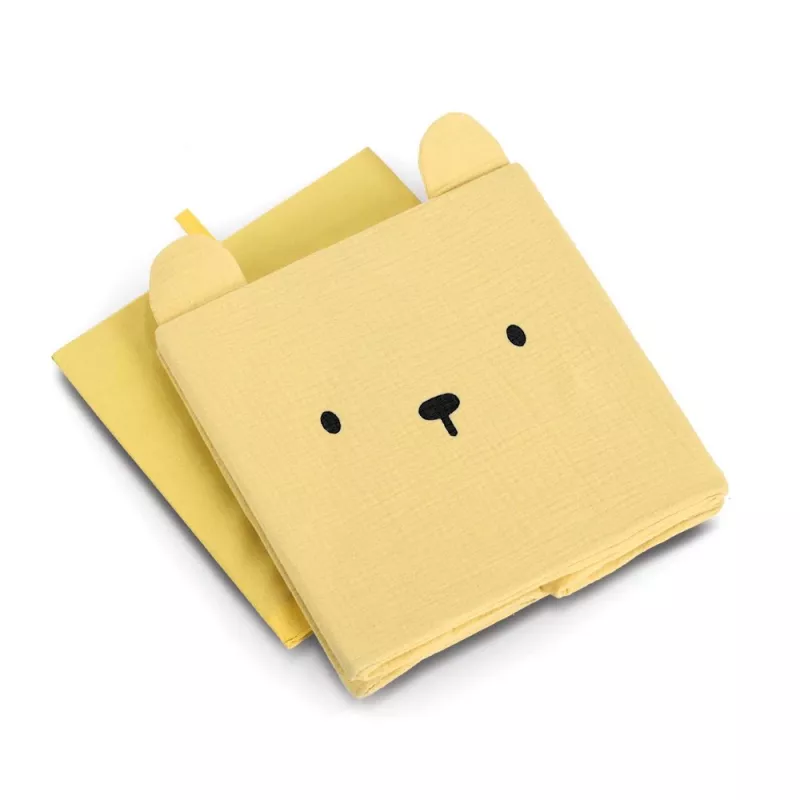Zeller Bear Opbergbox Geel 28 x 28 x 28 cm 14491