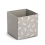 Zeller Feather Opbergbox Taupe 32 x 32 x 32 cm 14537