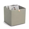 Zeller Khaki Stof-opbergbox 32x32x32 cm opvouwbare kubus-organizer 14540