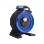HEDI K7A50GTF 50m Ganzkunststoff-kabelhaspel met 4 Schuko-stopcontacten, IP44, thermobeveiliging, H07RN-F 3G1,5