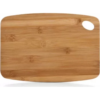 Zeller bamboe snijplank bruin 38x28x1,5 cm 25230