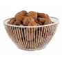 APS SVART ronde brood- en fruitmand, wit metaal, 175 mm 30425