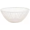 APS SVART ronde brood- en fruitmand, 200 mm, wit metaal 30426