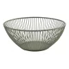 APS SVART ronde brood- en fruitmand, 200 mm, groen metaal 30471