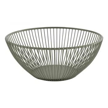 APS SVART ronde brood- en fruitmand, 200 mm, groen metaal 30471