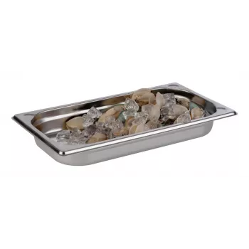 APS GN 1/3 gastronormbak 325x176x40 mm elektrolytisch gepolijst roestvrij staal 81301
