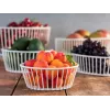 APS URBAN ronde brood- en fruitmand, wit metaal, 170 mm 30430