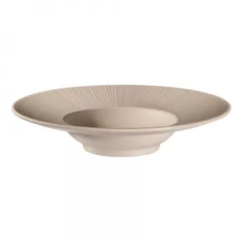 APS NERO pastabord, 290 mm, zand melamine, stapelbaar, vaatwasmachinebestendig, hittebestendig (1 stuk) 85406
