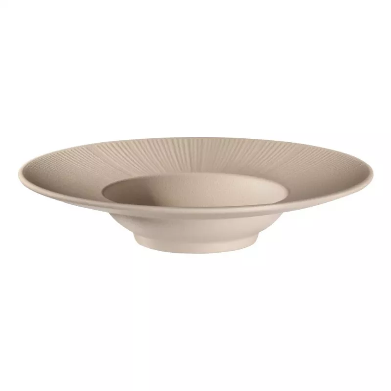 APS NERO pastabord, 290 mm, zand melamine, stapelbaar, vaatwasmachinebestendig, hittebestendig (1 stuk) 85406