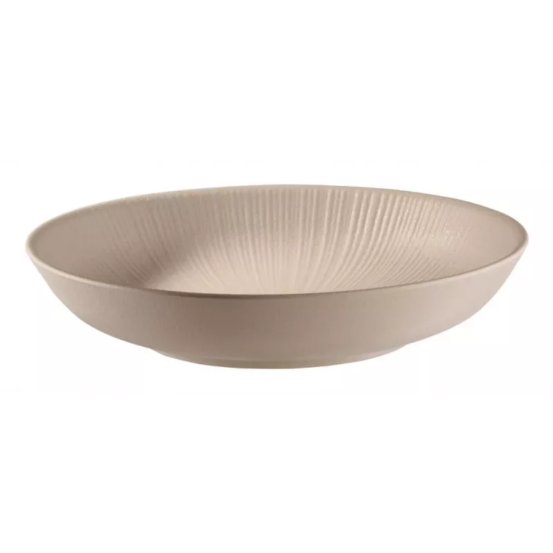 APS NERO diep bord 225 mm zand melamine 85414