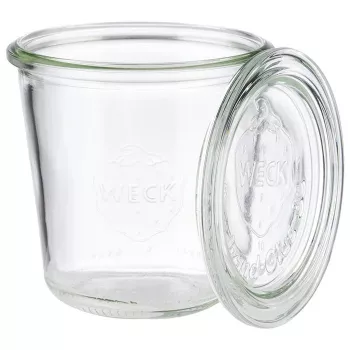 APS weckpot met deksel, conische vorm, 290 ml, 6-delige set, diameter 90 mm, hoogte 90 mm (82352)