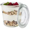 APS weckpot met deksel, conische vorm, 290 ml, 6-delige set, diameter 90 mm, hoogte 90 mm (82352)
