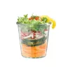 APS weckpot met deksel, conische vorm, 290 ml, 6-delige set, diameter 90 mm, hoogte 90 mm (82352)