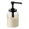 APS DISPENSA 1,7L glazen doseerspender, transparant/zwart 93290