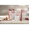 SIGEL GT121 cadeautassen kerst, aquarelmotieven, groot, 26 x 33 x 12 cm, 5-delige set