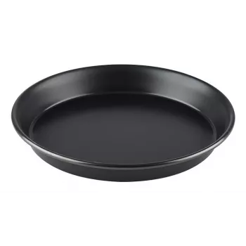 APS pizza-bakplaat, rond, 180 mm, zwart blauwstaal, onbedekt, 1 stuk 73502