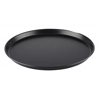 APS pizza-bakplaat, diameter 360 mm, zwart, onbedekt blauwstaal, 1 stuk 73510
