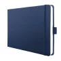SIGEL Conceptum notitieboek A5 liggend stippenraster donkerblauw hardcover 132 pagina's CO207