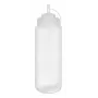 APS knijpfles 1025 ml transparant polyethyleen met schroefdop en sluitdop - 1 stuk (93259)