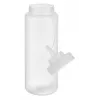 APS knijpfles 1025 ml transparant polyethyleen met schroefdop en sluitdop - 1 stuk (93259)