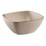 APS NERO vierkant serveerblad 250 x 250 mm zand melamine stapelbaar vaatwasmachinebestendig hittebestendig 85417