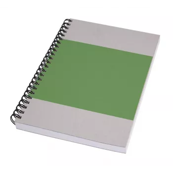 SIGEL Quicknote Impulse Green notitieboek A5 blanco, groen/grijs softcover, 160 pagina's SN800