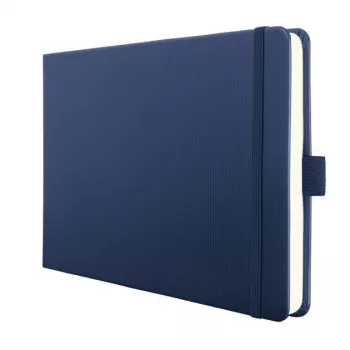 SIGEL Conceptum® notitieboek A5 liggend blanco, donkerblauw hardcover, 132 pagina's (CO203)