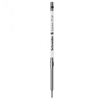 Schneider Express 75 balpen – zwart metallic roestvrij staal, medium 7511