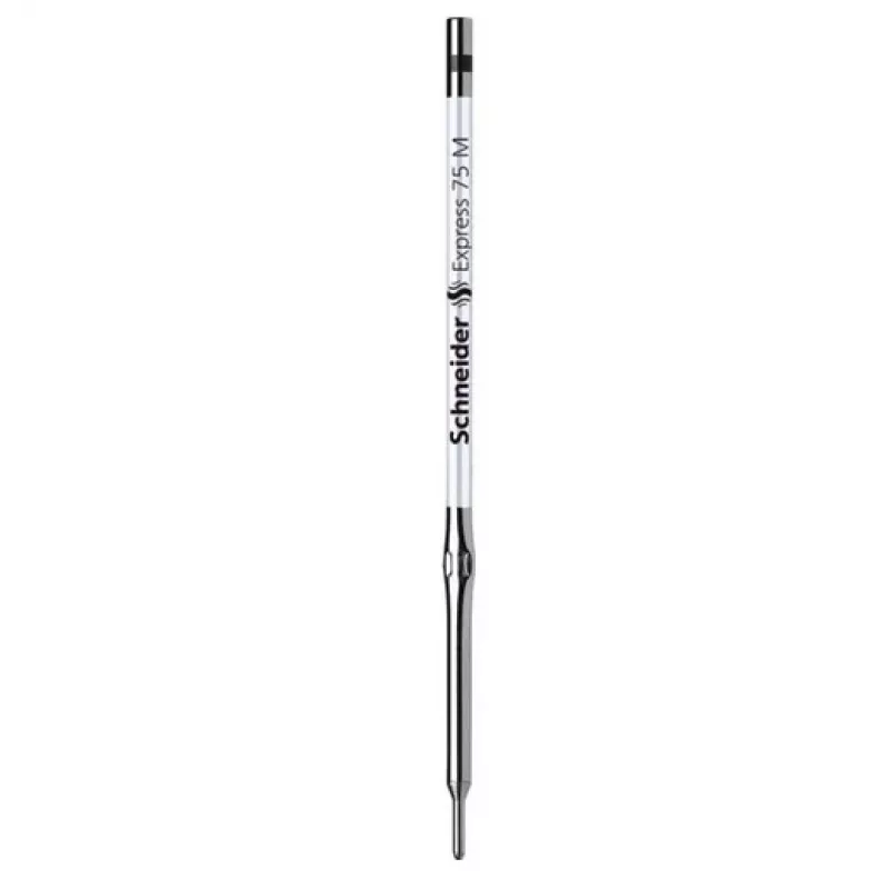 Schneider Express 75 balpen – zwart metallic roestvrij staal, medium 7511