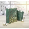 SIGEL GT118 cadeautassen, gouden ornamenten op groen, 26 x 32 cm, 5-pack