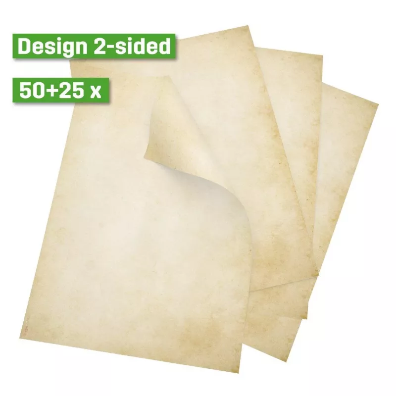 SIGEL DP983 Vintage Design papier-set DIN A4 90 g/m² beige 75 vel