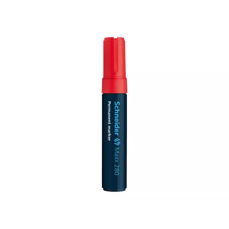 Schneider Maxx 280 permanentmarker rood beitelpunt 4-12 mm 128002