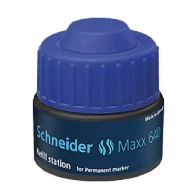Schneider Maxx 640 marker navulinkt blauw 30 ml 164003