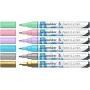 Schneider Paint-It 310 V2 acrylmarker-set, verschillende kleuren, 2,0 mm ronde punt, 6 stuks 120196