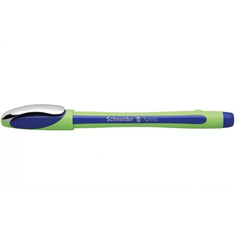 Schneider Xpress fineliner pen blauw - inkt op waterbasis, 0,8 mm vezelpunt 19003