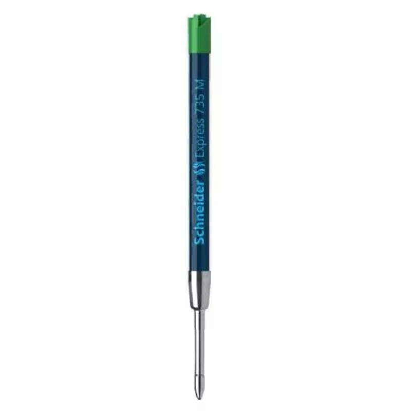 Schneider Express 735 balpen – groene inkt, rvs, medium (G2) 50-7364