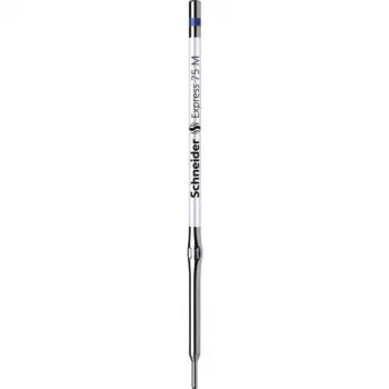 Schneider Express 75 balpenvulling – blauw – medium – RVS A2 – 10 stuks (7513)