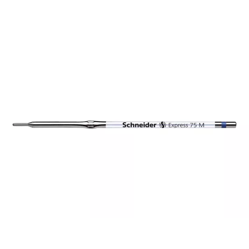 Schneider Express 75 balpenvulling – blauw – medium – RVS A2 – 10 stuks (7513)
