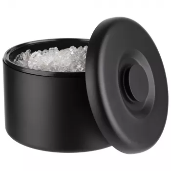APS ARCTIC koelbox 6L, zwart geanodiseerde aluminium behuizing, polystyreen binnenkant 36006