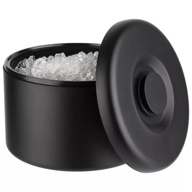 APS ARCTIC koelbox 6L, zwart geanodiseerde aluminium behuizing, polystyreen binnenkant 36006