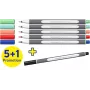 Schneider Paint-It 070 viltstift-set verschillende kleuren 6 stk. ML07010503
