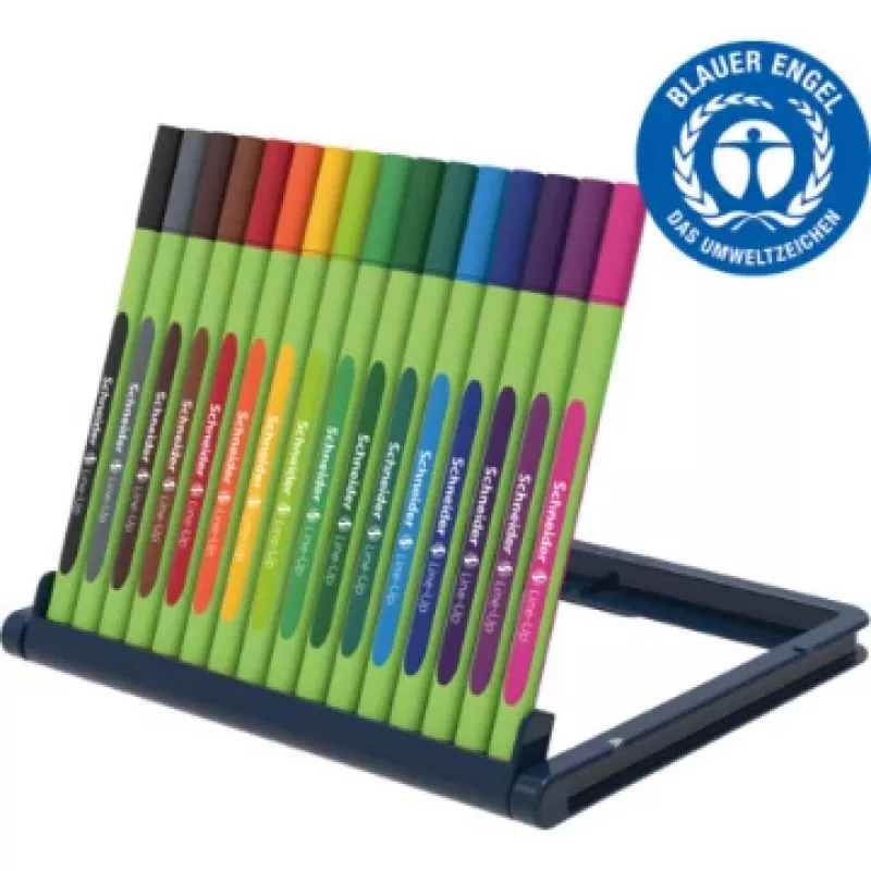 SCHNEIDER Edding Line-Up fineliner-set 16 verschillende kleuren 0,4 mm 191092
