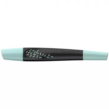 Schneider Breeze rollerbal zwart-mint 0,6 mm blauwe inkt (188815)