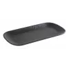 APS NERO GN 1/3 dienblad, 325 x 176 x 25 mm, zwart melamine, stapelbaar, vaatwasmachinebestendig 85280