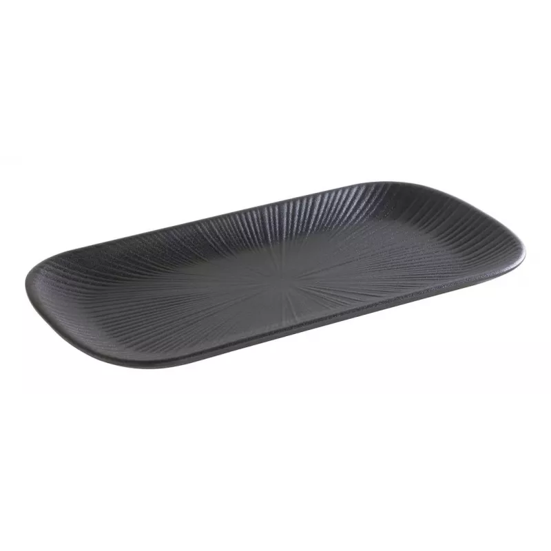 APS NERO GN 1/3 dienblad, 325 x 176 x 25 mm, zwart melamine, stapelbaar, vaatwasmachinebestendig 85280